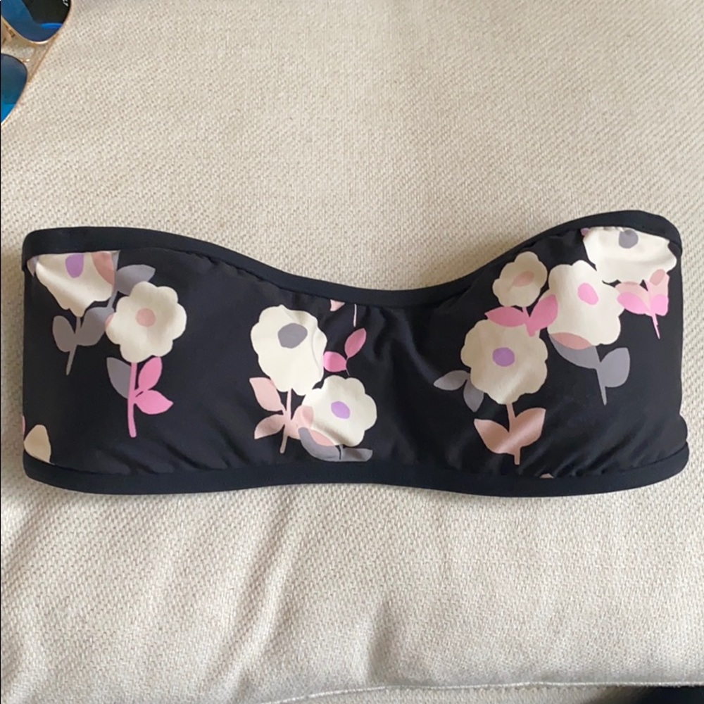 Kate Spade Tube Top Bathing Suit w/ detach straps